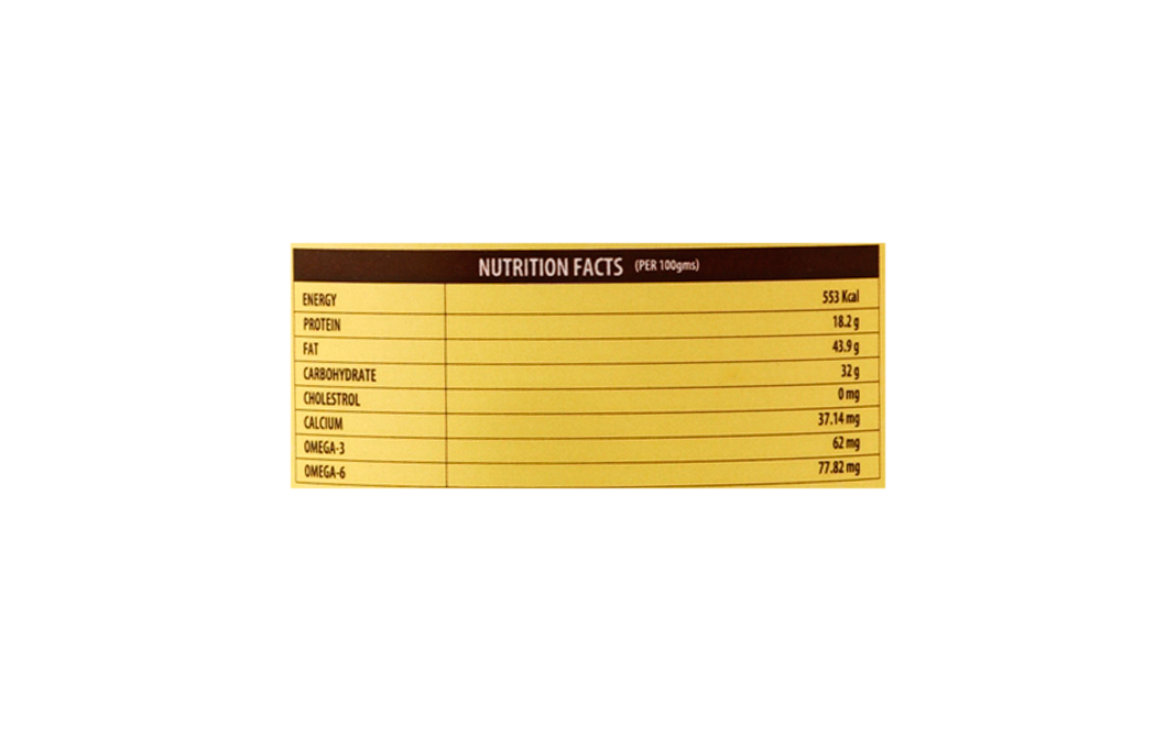 Just Organik Organic Cashew    Jar  250 grams